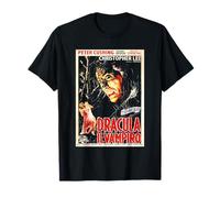 Póster de la película Italiana de Drácula Il Vampiro, Christopher Lee Camiseta