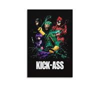 Póster de la película Kick-Ass - Película de superhéroes de comedia oscura sobre adolescentes vigilantes salvando el día (16) obras de arte impresas para pared, lienzo, decoración del hogar, pósteres