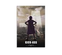 Póster de la película Kick-Ass - Película de superhéroes de comedia oscura sobre adolescentes vigilantes salvando el día (4) obras de arte en lienzo, póster para pared, decoración moderna del hogar