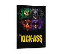 Póster de la película Kick-Ass - Película de superhéroes de comedia oscura sobre adolescentes vigilantes salvando el día (15) lienzo para pared, póster decorativo moderno para el hogar, obras de arte