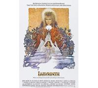 Poster de la Película Labyringth de 1986 - con David Bowie y Jennifer Connelly - A3