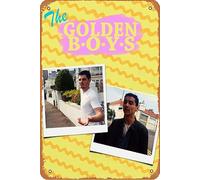 Póster de la película The Golden Boys para decoración de pared del hogar, letrero de metal retro de 20 x 30 cm