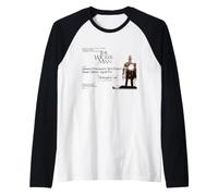 Póster de la película The Wicker Man Christopher Lee Camiseta Manga Raglan