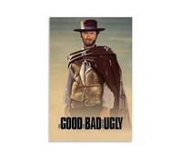 Póster de la película vintage The Good The Bad And The Ugly Pintura Decorativa Lienzo Arte de Pared Salón Póster Dormitorio Pintura, Arte de Pared Impresión de Imagen Moderna Decoración de Habitación
