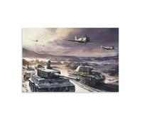 Póster de la Segunda Guerra Mundial Panzer de Tigres Alemanes (9) obras de arte para pared, decoración moderna del hogar, 20 x 30 cm
