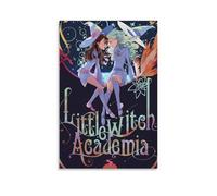 Póster de la serie clásica de anime de Little Witch Academia, arte para pared, pintura decorativa para dormitorio, 60 x 90 cm, estilo sin marco
