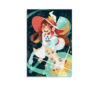 Póster de la serie clásica de anime Little Witch Academia, arte de pared, pintura decorativa para dormitorio, 20 x 30 cm, estilo sin marco