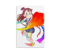 Póster de la serie clásica de anime Little Witch Academia, arte de pared, pintura decorativa para dormitorio, 20 x 30 cm, estilo sin marco