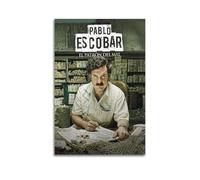 Póster de la serie de televisión del señor de las drogas Pablo Escobar, póster decorativo de lienzo para pared e impresión artística moderna para decoración de dormitorio familiar, 60 x 90 cm