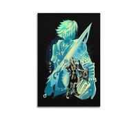 Póster de la serie Final Fantasy de videojuegos, póster decorativo de lienzo para pared e impresión artística moderna para dormitorio familiar, pósteres de 20 x 30 pulgadas (50 x 75 cm)