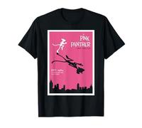 Póster de la silueta de Pantera Rosa Camiseta