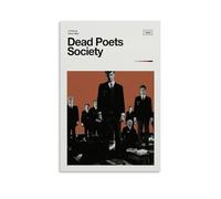 Póster de la Sociedad de los Poetas Muertos, decoración de pared de alta gama, pósteres de pared retro, decoración de habitación, pósteres de arte clásico, adecuados para adolescentes, salas de estar