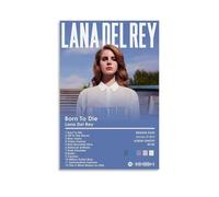 Póster de Lana Del Rey Born To Die - Álbum de música, póster estético para decoración de pared, lienzo vintage, pintura decorativa para sala de estar, dormitorio, 20 x 30 cm, estilo sin marco