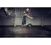 Póster de LeBron James, con foto de baloncesto, tamaño A4