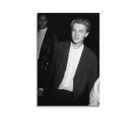 Póster de Leonardo Dicaprio para pared, lienzo estético de música y decoración de películas, sala de estar, dormitorio, 20 x 30 cm, estilo sin marco