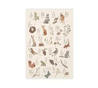 Póster de letras de Forestland, impresiones de letras de Forestland, viveros de Forestland, impresiones digitales Forestland, impresiones artísticas de Forestland, póster de lienzo para decoración de