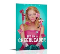 Póster de lienzo con texto en inglés "But I'm A Cheerleader" para dormitorio, decoración de pared, pósteres, impresiones artísticas, pintura retro, decoración de pared para el hogar, dormitorio, 30 x