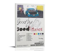 Póster de lienzo con texto en inglés "Goodbye & Good Riddance by Juice Wrld", pintura al óleo, lienzo para colgar en el hogar, bar, arte para decoración de pared interior, estilo 20 x 30 cm