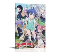 Póster de lienzo con texto en inglés "I Was Reincarnated As The 7th Prince So I Can Take My Time Perfecting My Magical Ability - Lienzo de acción de anime clásico para pared, pintura decorativa para