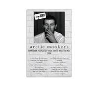 Póster de lienzo con texto en inglés "Whatever People Say I Am, That's What I'm Not by Arctic Monkeys" (30 x 45 cm)