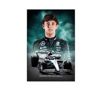 Póster de lienzo de Andrea Kimi Antonelli, decoración de dormitorio, paisaje, oficina, habitación, regalo, 40 x 60 cm