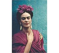 Póster de lienzo de Frida Kahlo decor de pared Frida Kahlo impresión artística pinturas de Frida autorretrato pintura óleo decor moderna para el hogar arte para dormitorio decor sin marco,50×75cm