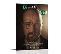 Póster de lienzo impermeable de Breaking Bad para pared, impresión HD resistente a los rayos UV, adecuado para salas de estar y pasillos, y es un gran regalo estilo marco de 40 x 60 cm