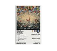Póster de lienzo impermeable de The Maybe Man AJR para pared, impresión HD resistente a los rayos UV, adecuado para salas de estar y pasillos, es un gran regalo, estilo sin marco, 50 x 75 cm