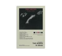 Póster de lienzo impermeable de The Smiths The Queen Is Dead, impresión HD resistente a los rayos UV, apto para salas de estar y pasillos, ideal como regalo, estilo sin marco, 60 x 90 cm