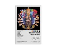 Póster de lienzo impermeable de Tyler Childers de Country Squire para pared, impresión HD resistente a los rayos UV, apto para salas de estar y pasillos y es un gran regalo, estilo sin marco, 50 x 75