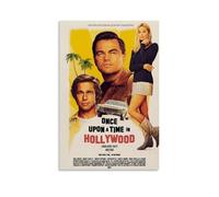 Póster de lienzo impermeable Once Upon A Time in Hollywood para pared, impresión HD resistente a los rayos UV, adecuado para salas de estar y pasillos y es un gran regalo, estilo sin marco, 40 x 60 cm