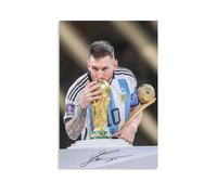 Póster de Lionel de Messi, leyenda del fútbol, superestrella (128), pósteres artísticos para pared, lienzo, decoración, póster decorativo de 40 x 60 cm