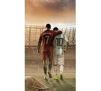 Póster de Lionel Messi y Ronaldo 2020 de fútbol deportivo para pared, tamaño A4