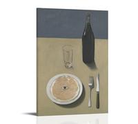 Póster de Magritte Surrealismo de The Portrait by Rene, lienzo decorativo para pared, dormitorio, oficina, sala de estar, 30 x 45 cm