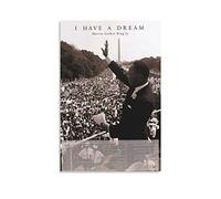 Póster de Martin Luther King Jr. I Have A Dream en lienzo para pared de 30 x 45 cm