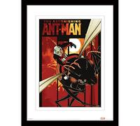 Póster de Marvel Ant Man (asombrosa diseño con borde blanco), lienzo enmarcado de 30 x 40 cm, regalos de Marvel para mujeres y hombres, regalos de Marvel para niños y niñas, producto oficial