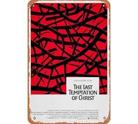 Póster de metal con texto en inglés "The Last Temptation of Christ (1988), decoración de pared de 8 x 12 pulgadas