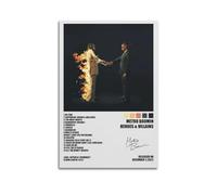 Póster de Metro Boomin de héroes y villanos, póster estético, limitado, firmado con música de rapero, decoración de dormitorio, pósteres impresos, lienzo, arte de pared, habitación de adolescentes y