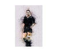 Póster de Michael Jones de fútbol de rugby de Nueva Zelanda 2 lienzo para decoración de la sala de estar, decoración del hogar, 30 x 45 cm