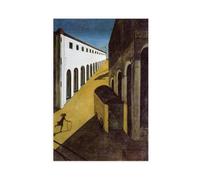 Póster de misterio y melancolía de Giorgio De Chirico para pared, lienzo, decoración de dormitorio, oficina, cocina, regalo, sin marco, 30 x 45 cm