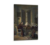 Póster de músico de Ludwig Van Beethoven para pared, lienzo para sala de estar, decoración de dormitorio, obras de arte de 20 x 30 cm
