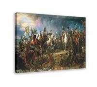 Póster de Napoleón Bonaparte de Francois Gerard de la Batalla de Austerlitz para decoración de dormitorio, arte de pared, oficina, habitación, decoración estética, regalo