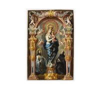Póster de Nuestra Señora del Buen Consejo, Bartolomé Pérez, lienzo decorativo para dormitorio, decoración de pared, oficina, habitación, decoración estética, regalo, sin marco, 30 x 45 cm