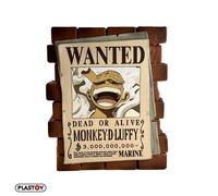 Póster De One Piece Buscado Luffy Caja De Dinero Salvadanaio PLASTOY
