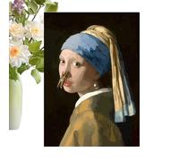 Póster De Pared - 11,81 X 15,75 Pulgadas Un Divertido Póster De Mona Lisa Pellizcando Su Nariz, Divertido Cuadro En Lienzo Enmarcado | Pósteres Para Dormitorio | Para Fiesta De Cumpleaños, Niños, Niña