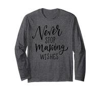 Póster de Pared con Cita Never Stop Making Wishes Manga Larga