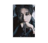 Póster de pared con diseño de Han de Stray Kids, póster estético de música vintage y películas, pintura decorativa para sala de estar, dormitorio, 30 x 45 cm, estilo sin marco