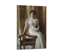 Póster de pared de Mrs Harold Ritchie-John Collier, lienzo, pósteres, obras de arte estéticas, 20 x 30 pulgadas (50 x 75 cm)