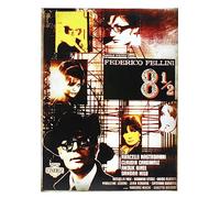 Póster de pared serie carteles película famosos (8½) sin marco Fellini (Mastroianni). Impresión artística sobre papel patinado 40 x 30 cm