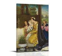 Póster de Paul Delaroche Sainte Amélie, Reine De Hongrie, obras de arte impresas, póster de pared, pintura en lienzo, decoración del hogar, pósteres decorativos, lienzo, pintura de pared, decoración